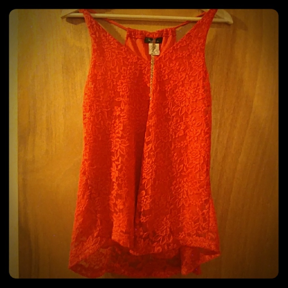 Red party shirt